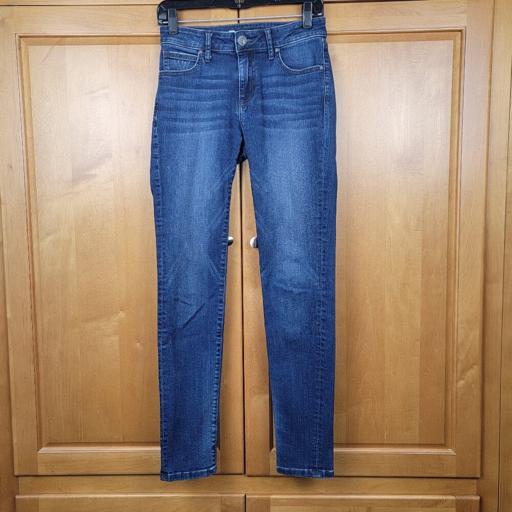 KUT From the Kloth Mid Rise Kurvy Diana Skinny Cut Blue Jeans - 2